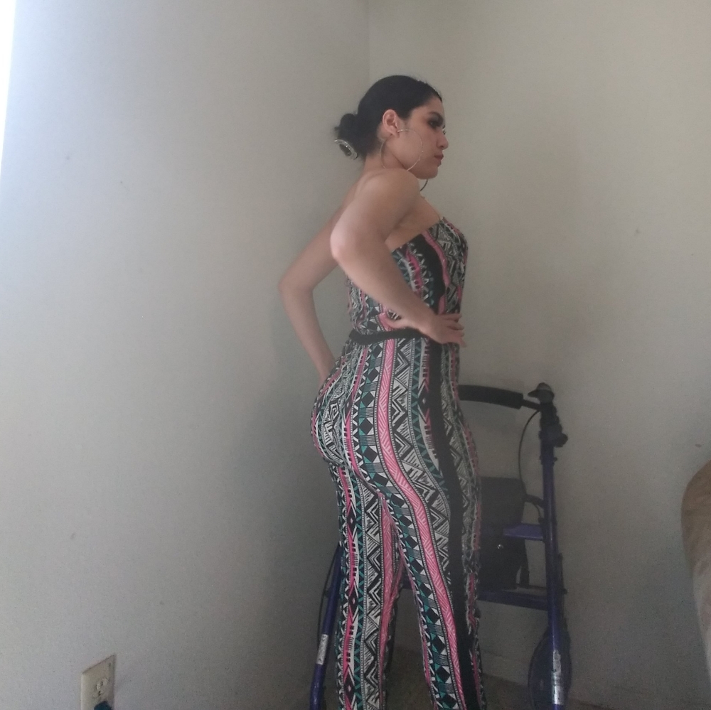 Colorful Pattern Romper - image 2